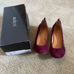 Jcrew Factory suede ballet flats